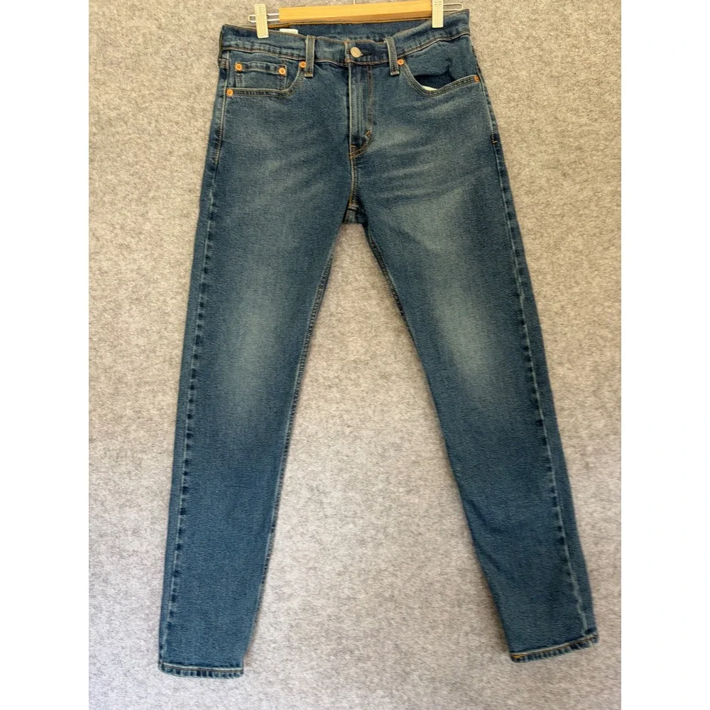 Levis 512 Slim Taper Jeans Mens 30x32 Medium Wash Blue Denim‎ Pants